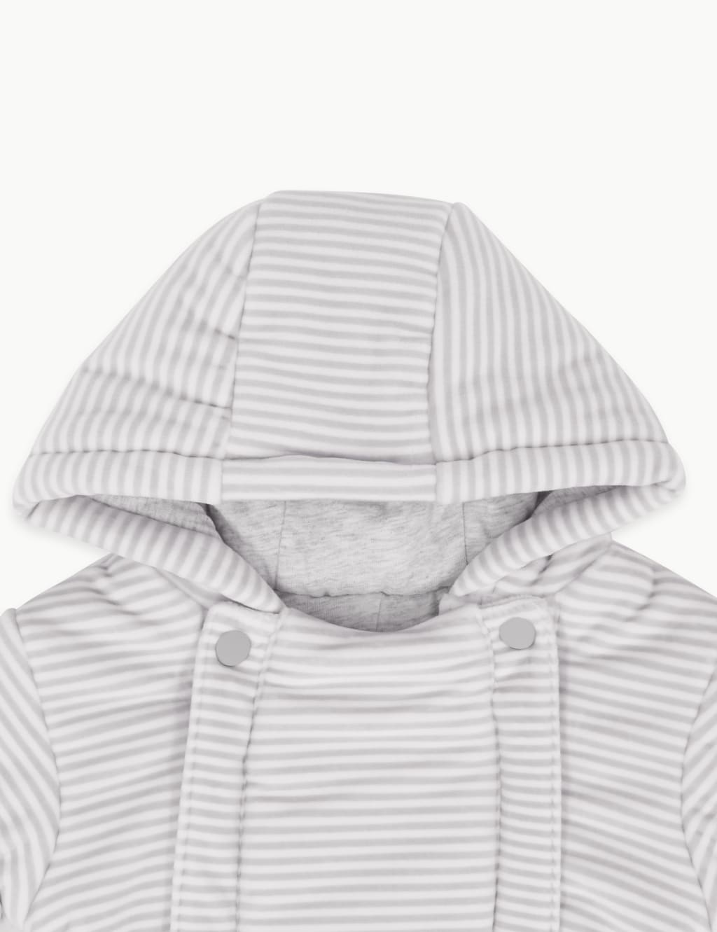 Velour Striped Pramsuit (0-12 Mths) image 4