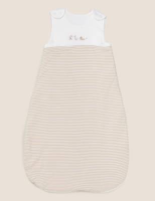 

Unisex,Boys,Girls M&S Collection Organic Cotton Striped 1.5 Tog Sleeping Bag (0-36 Mths) - Opaline Mix, Opaline Mix