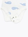 7 Pack Organic Cotton Patterned Bodysuits (5lbs-3 Yrs)