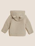 Pure Cotton Chunky Knitted Cardigan