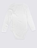 Flat Seams Pure Cotton Long Sleeve Bodysuit (3-16 Yrs)