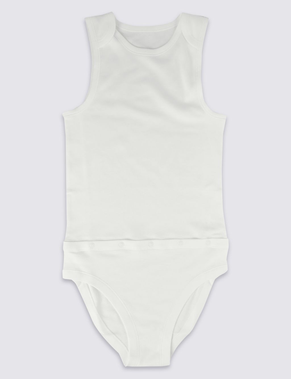 Adaptive Pure Cotton Bodysuit (7lbs-16 Yrs) image 1