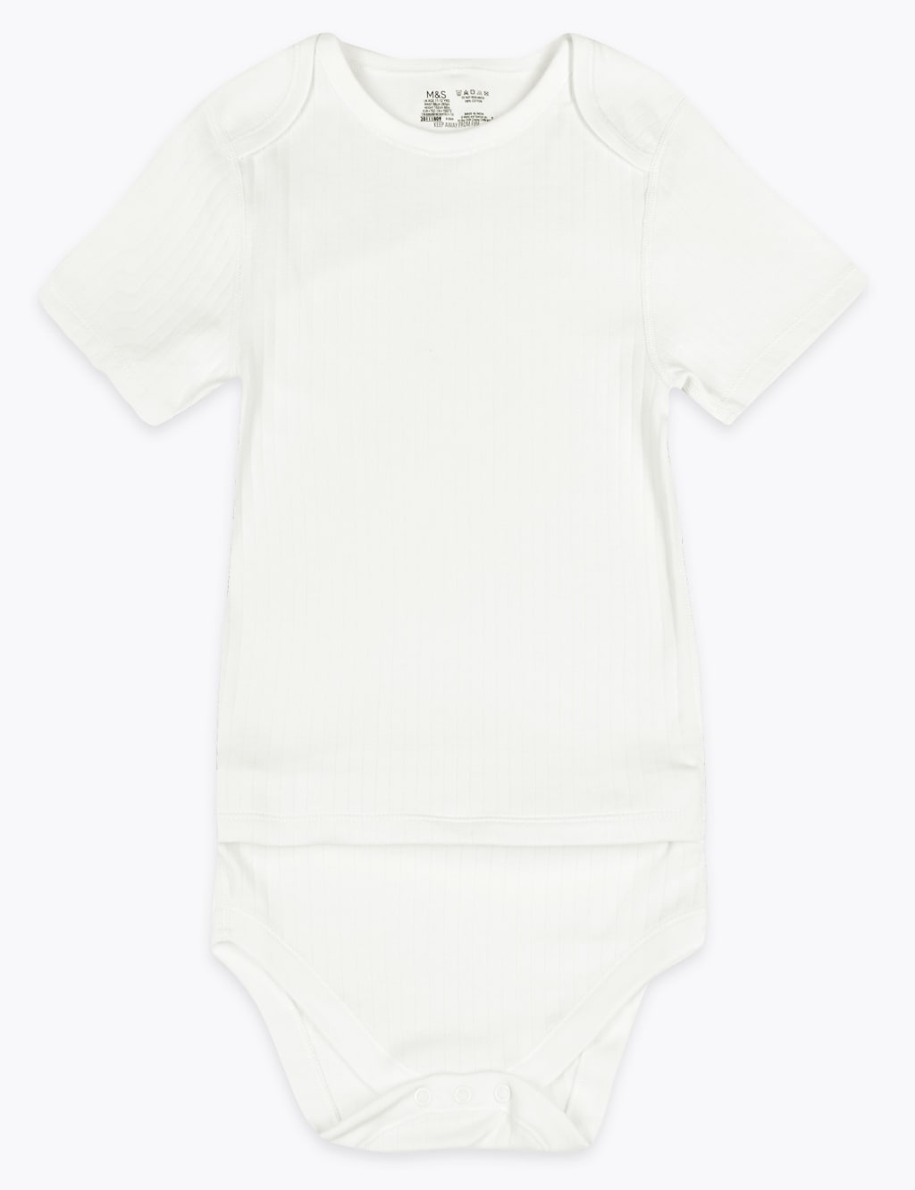 Adaptive Pure Cotton Bodysuit (7lbs-16 Yrs) image 1
