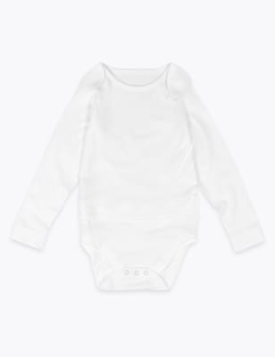 

Unisex,Boys,Girls M&S Collection Adaptive Pure Cotton Bodysuit (7lbs-16 Yrs) - White, White