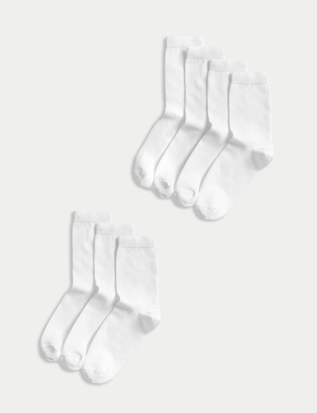Girls White Socks Tights M S