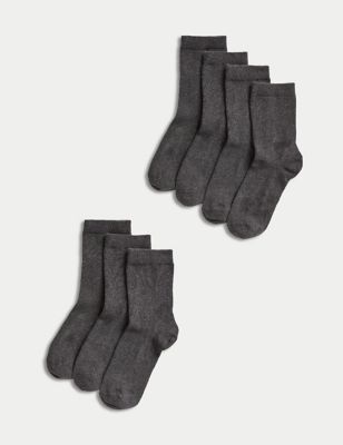 7pk of Ankle School Socks