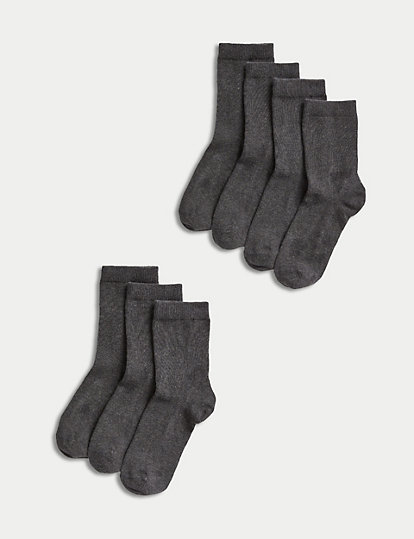 Grey School Socks