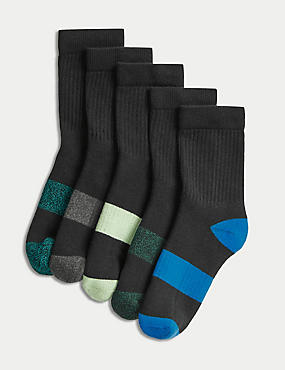 5pk Cotton Rich Sports Socks