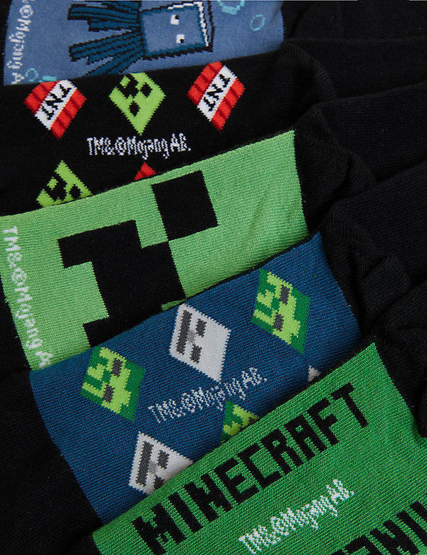 5pk Minecraft™ School Socks - FI