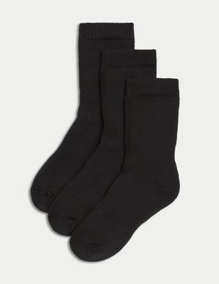 Pack 3 calcetines cortos algodón, Accesorios deportivos de mujer