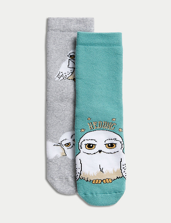 Κάλτσες- παντόφλες Harry Potter™ Hedwig, σετ των 2 - GR