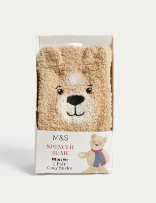 Cosy Spencer Bear™ Slipper Socks