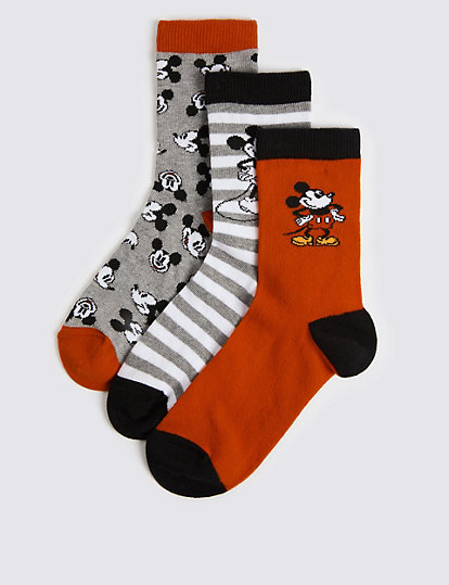 3 Pairs of Mickey Mouse™ Socks