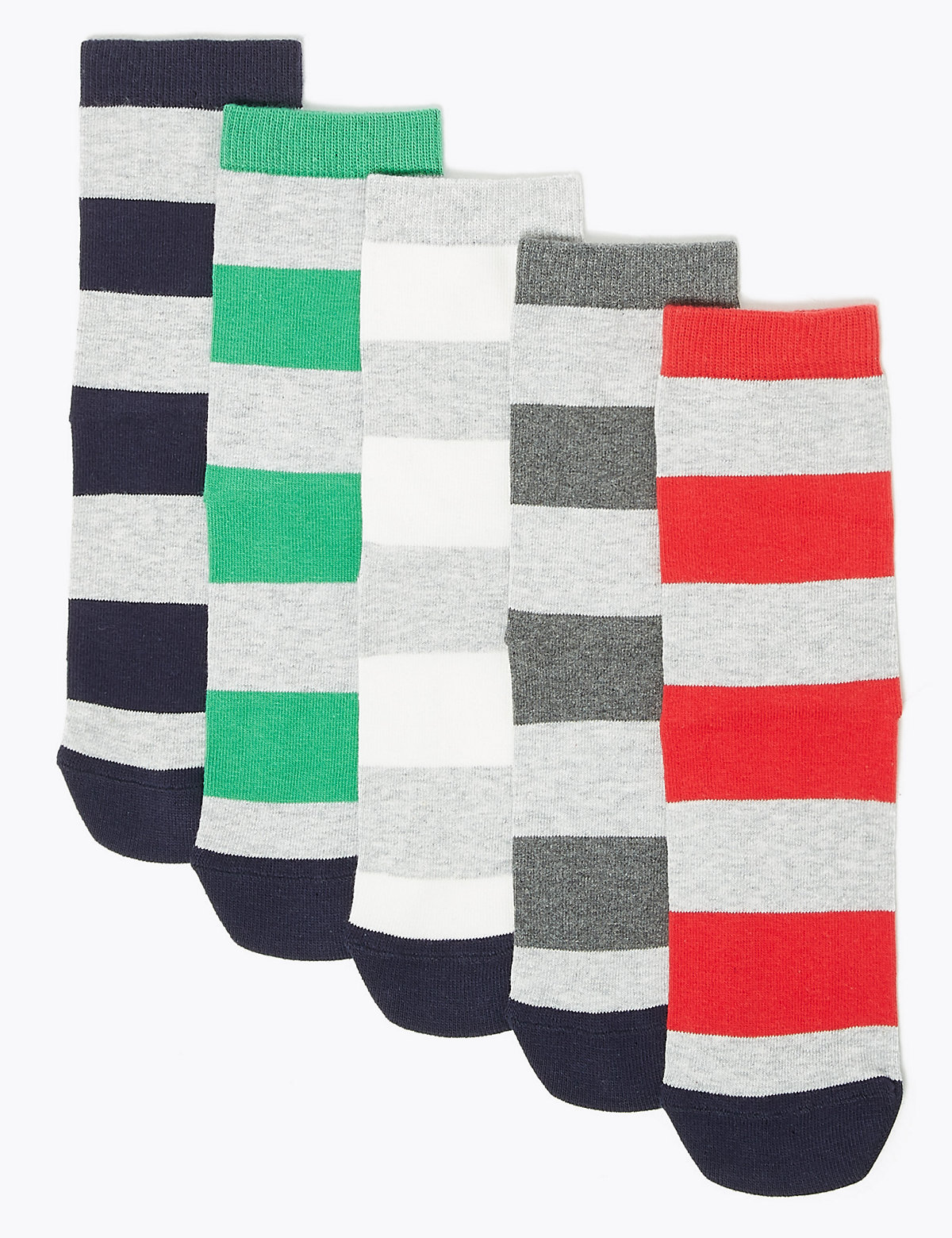 5 Pack of Striped Socks