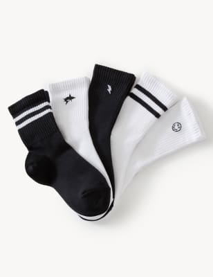 5pk Cotton Rich Sports Socks - MY