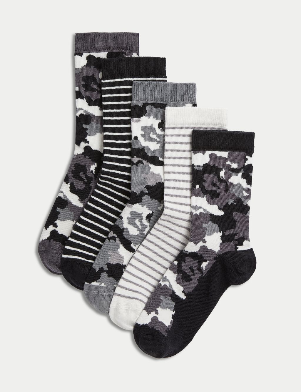 5pk Cotton Rich Socks image 1