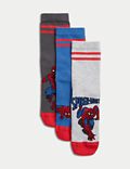 Ponožky s&nbsp;motivem Spider-Man™, s&nbsp;vysokým podílem bavlny, 3&nbsp;páry (6&nbsp;malé&nbsp;– 7&nbsp;velké)