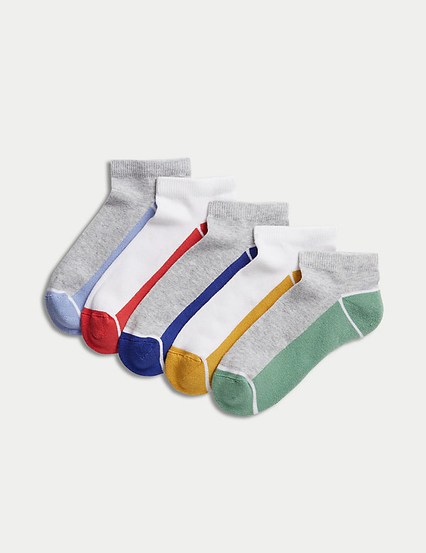 Ponožky Trainer Liners™ s&nbsp;vysokým podílem bavlny, sada 5&nbsp;párů (6&nbsp;malé&nbsp;– 7&nbsp;velké) - CZ