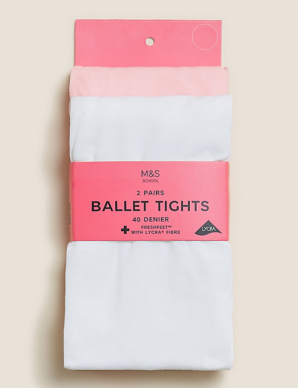 2pk Ballet Opaque Tights (2-12 Yrs) - MY