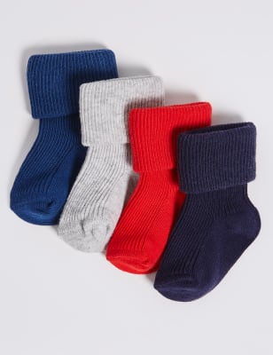 Lot de 4&nbsp;paires de chaussettes b&eacute;b&eacute;s