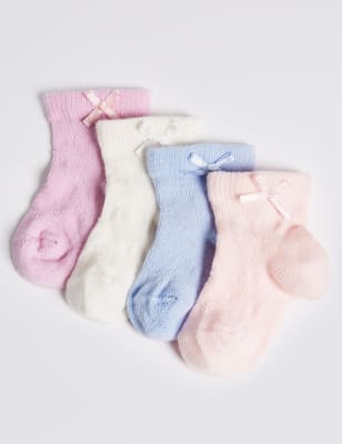 Lot de 4&nbsp;paires de chaussettes b&eacute;b&eacute;s
