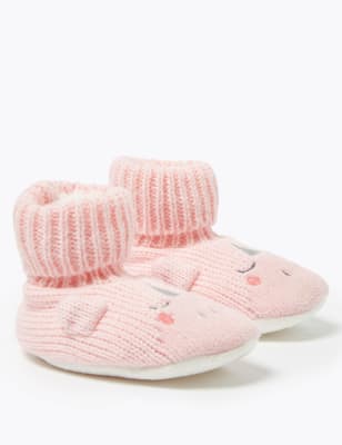 Chaussons montants &agrave; motif licorne