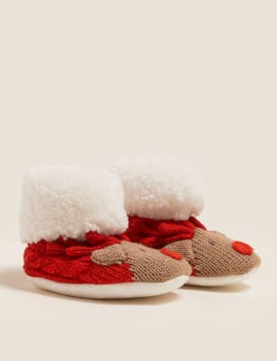 marks and spencer baby booties