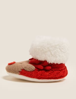 baby reindeer booties