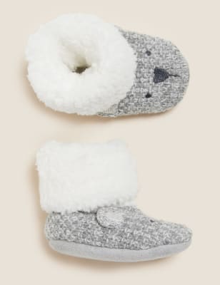 marks and spencer baby booties