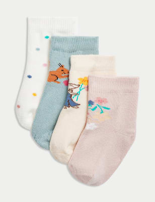 Pack calcetines recién nacido unisex, algodón, estampado