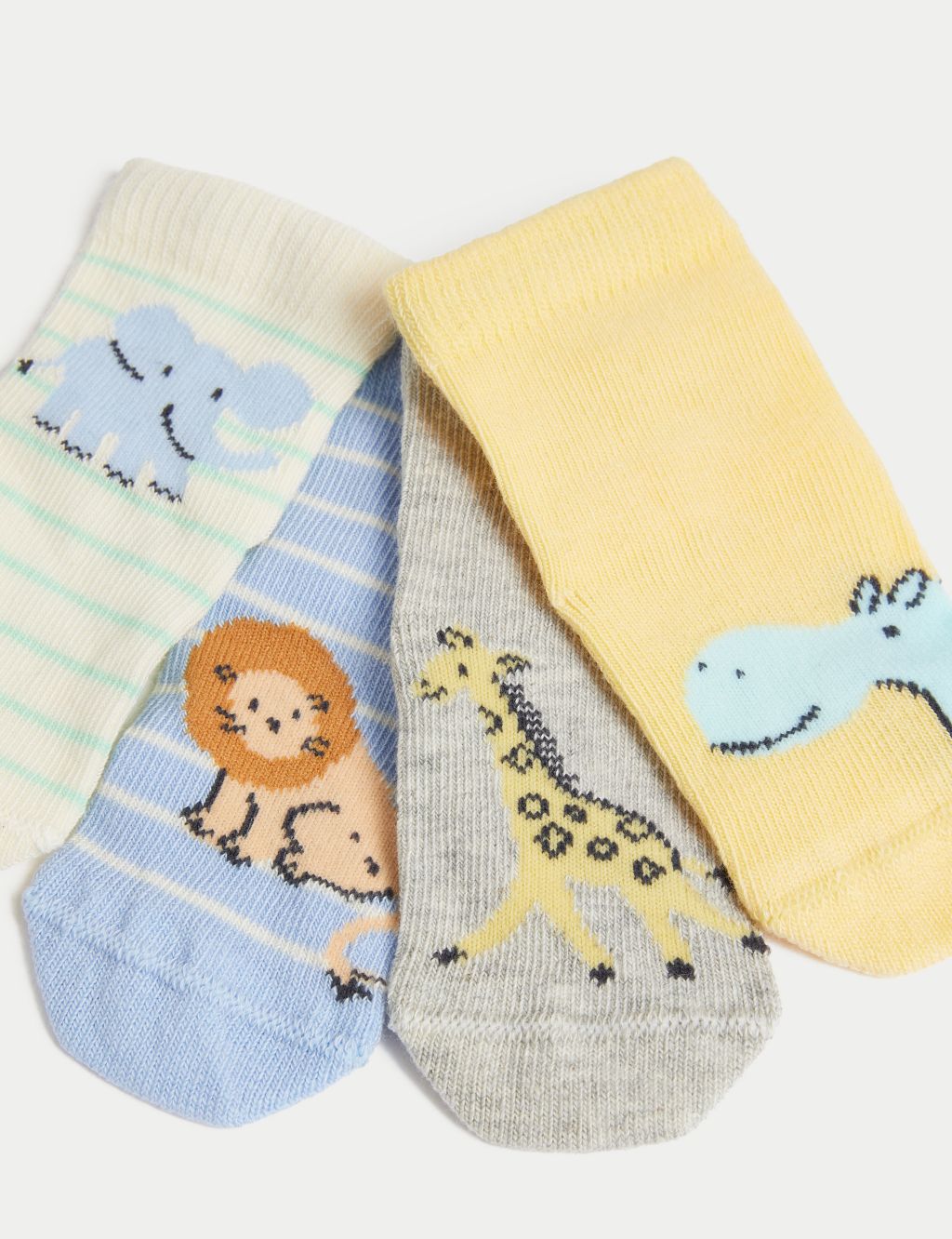 7pk Cotton Rich Animal Baby Socks image 2