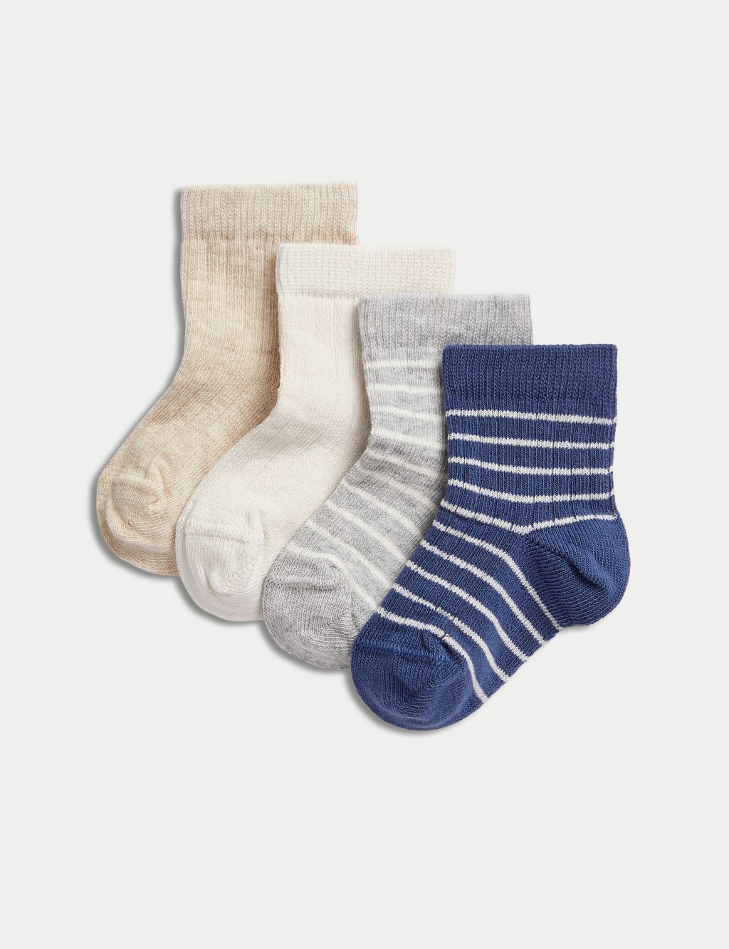 4pk Cotton Rich Socks