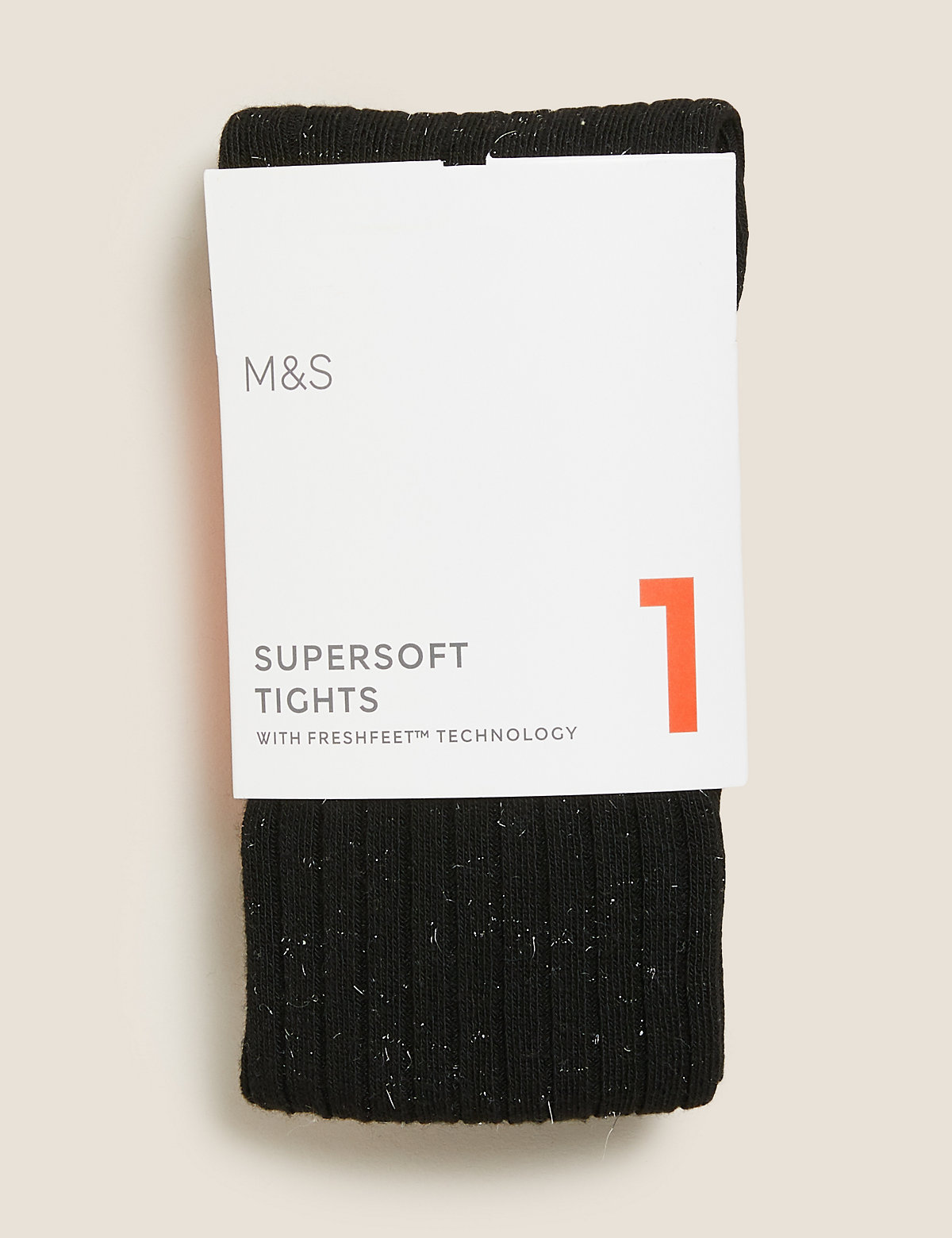 Supersoft Ribbed Tights (2-14 Yrs)