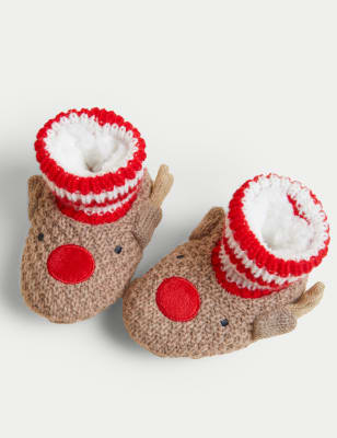 Marks and 2025 spencer baby booties