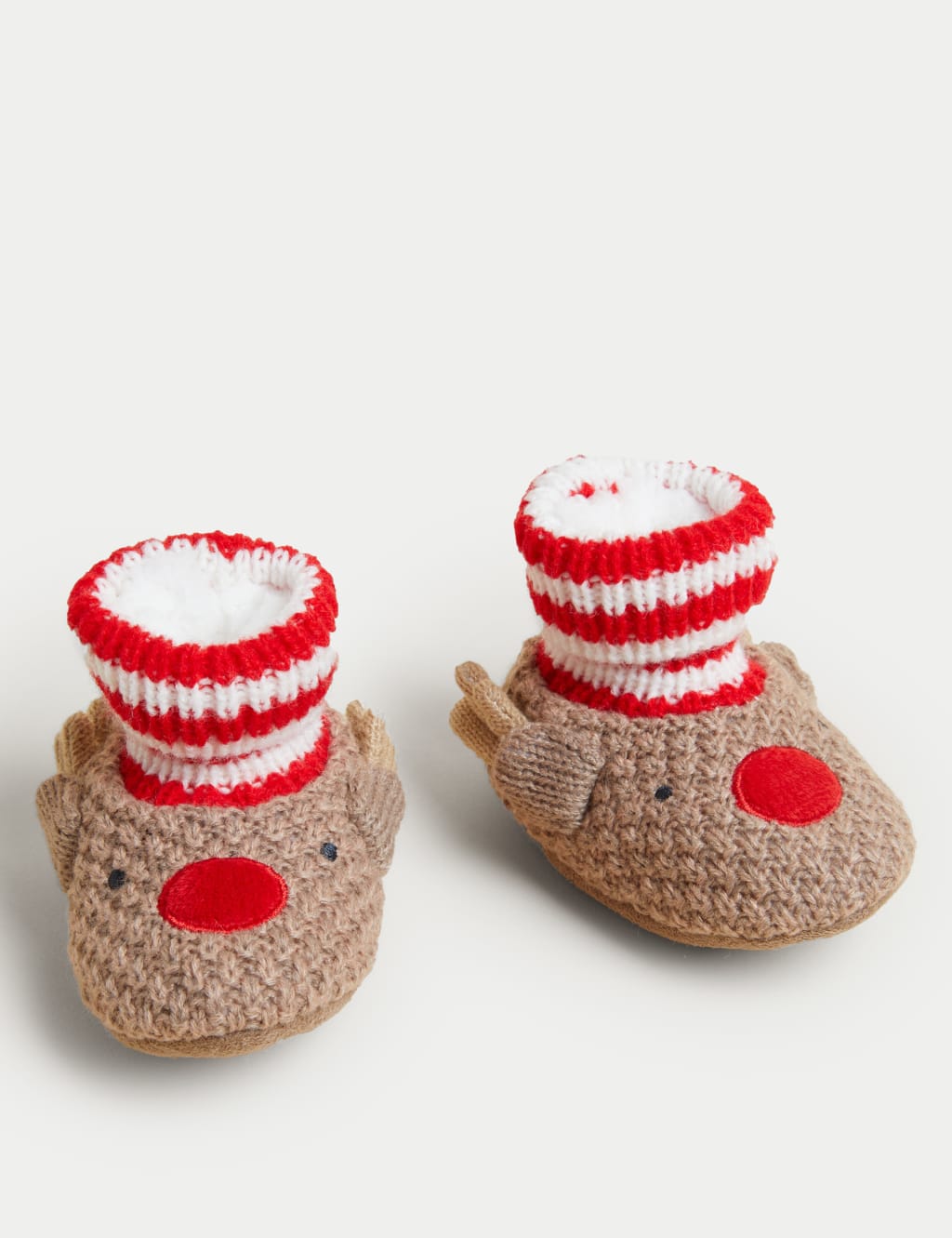 Reindeer Baby Booties image 2