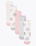 5 Pack of Cotton Ballerina Socks