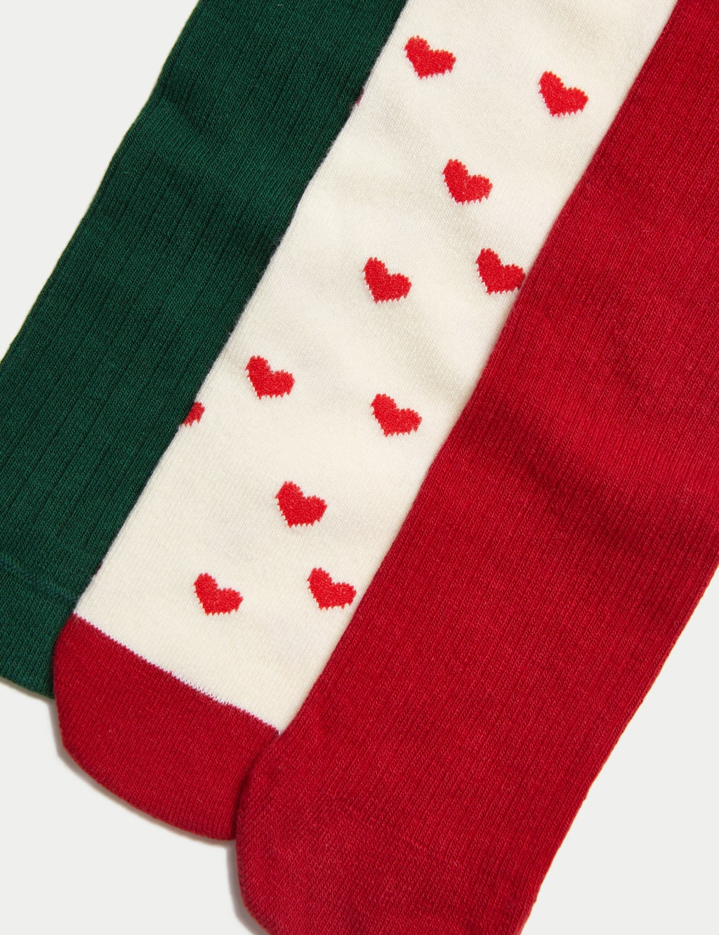 3pk Cotton Rich Christmas Tights image 2