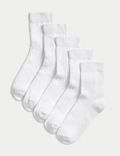 Pack de 5 pares de calcetines con calado con patrón