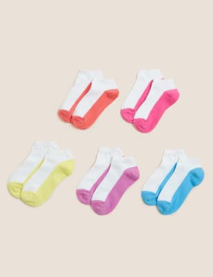 5pk Cotton Rich Coloured Trainer Liners™ - HR