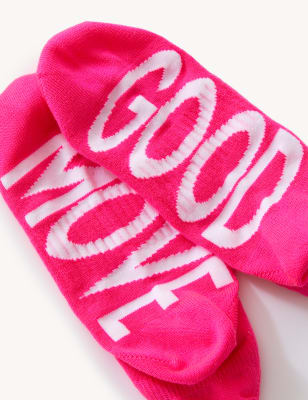 

Girls Goodmove 2pk Trainer Liner Socks - Multi, Multi