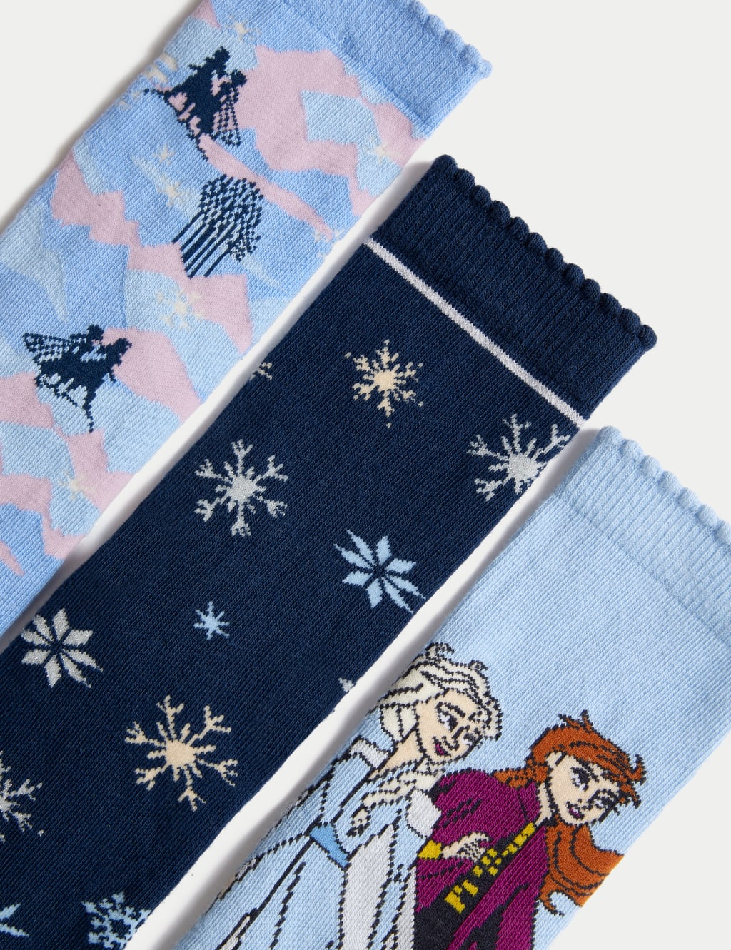 3pk Cotton Rich Frozen™ Socks image 2