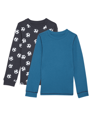 

Boys M&S Collection 2pk Thermal Cotton Blend Football Vests (2-14 Yrs) - Carbon, Carbon