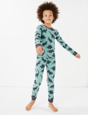 Dinosaur pajamas best sale