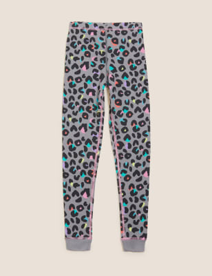 

Girls Thermal Seamfree Leopard Leggings (2-16 Yrs) - Grey Mix, Grey Mix