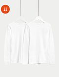 2pk Heatgen™ Thermal Long Sleeve Vests (2-14 Yrs)