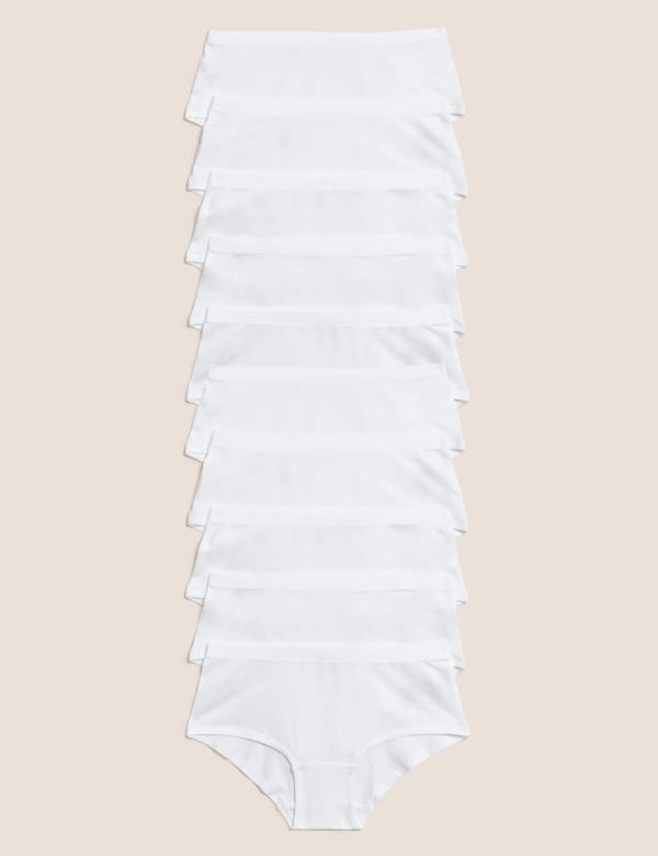 10 Pack Cotton With Stretch Shorts (2-16 Yrs)