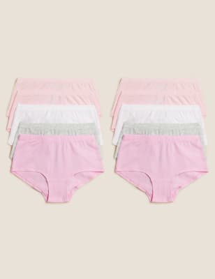 10pk Cotton Rich Assorted Shorts (5-16 Yrs)