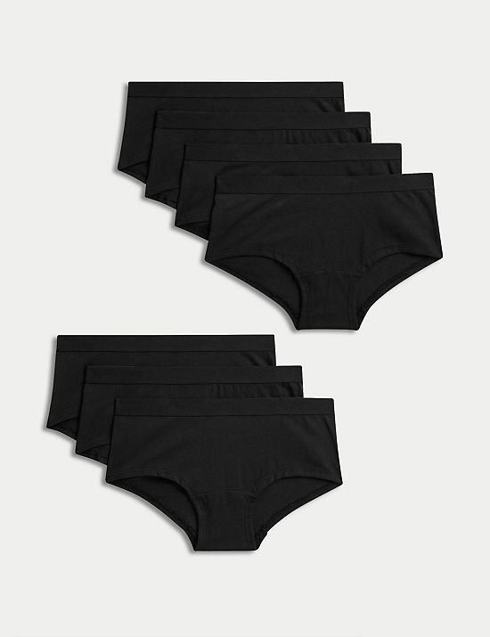 7pk Cotton with Stretch Shorts