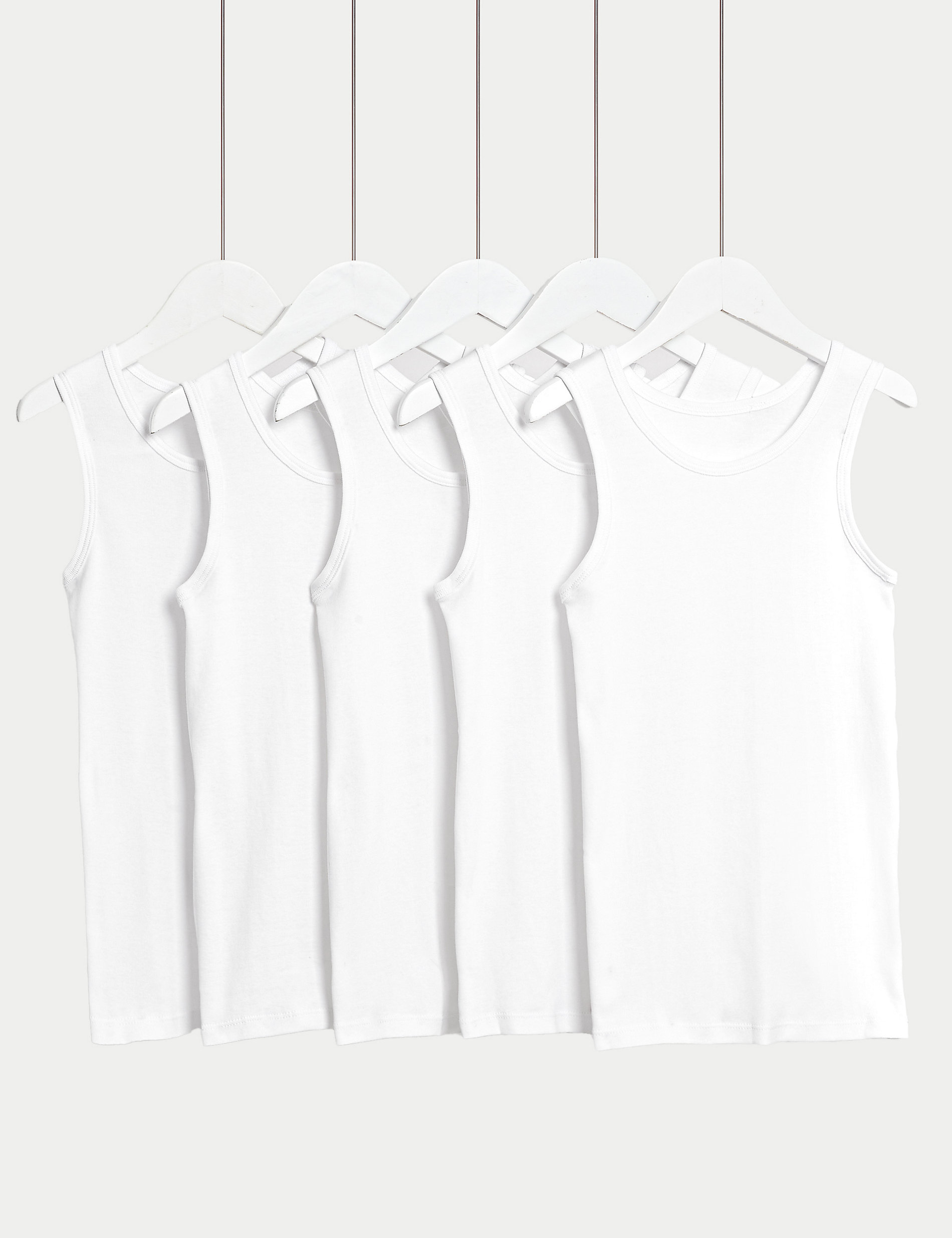 Pack de 5 camisetas 100% algodón (2-16&nbsp;años)