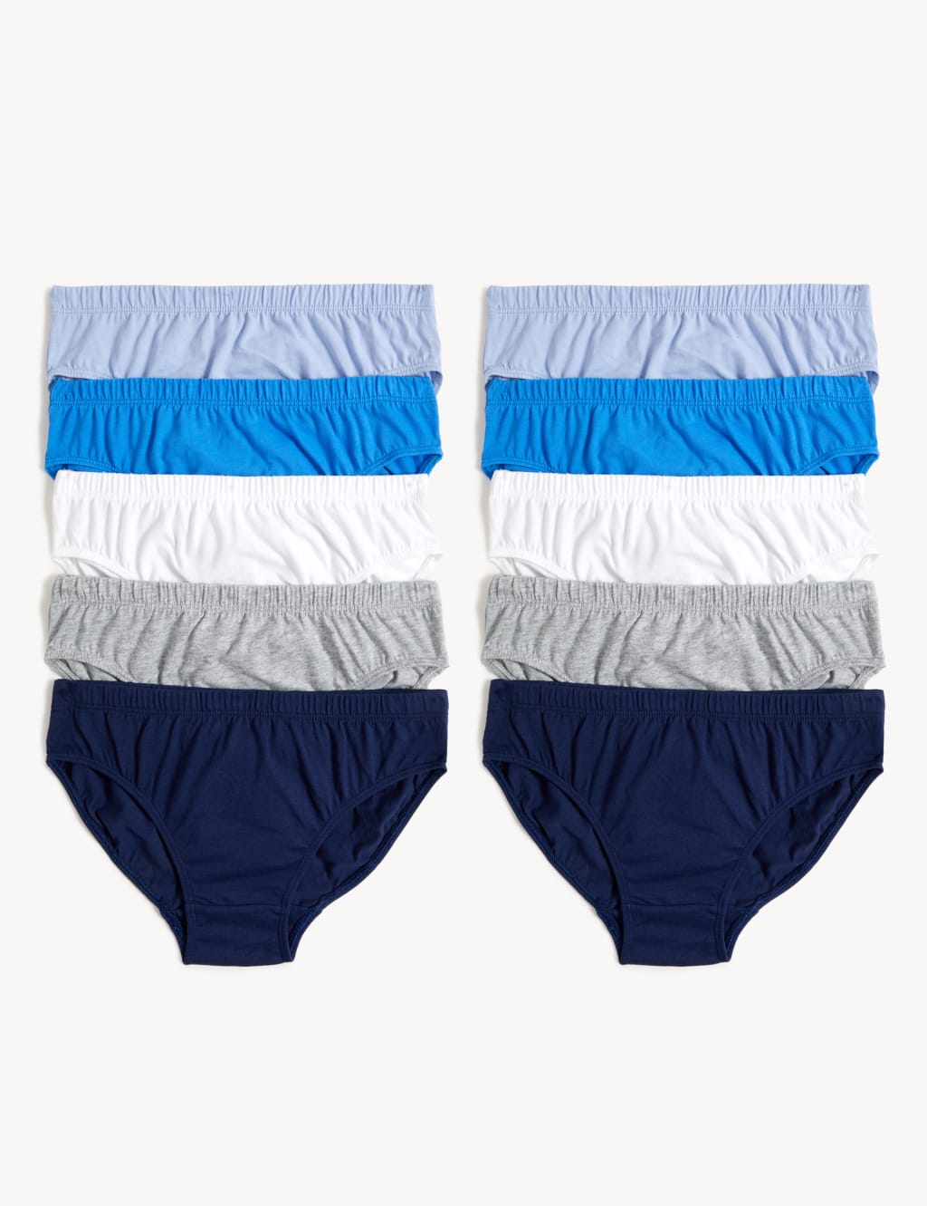 10pk Pure Cotton Briefs (2-14 Yrs)